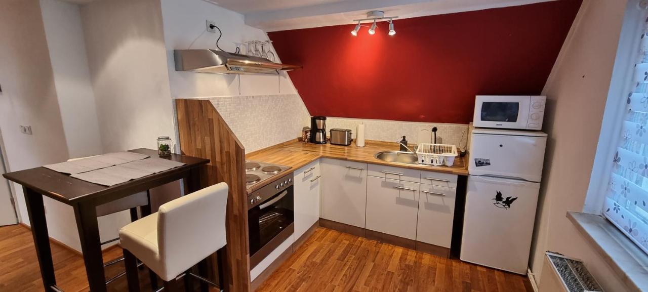 Süße kleine Ferienwohnung Pirna Exterior foto